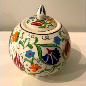 Turkish Hand painted Pottery Ball